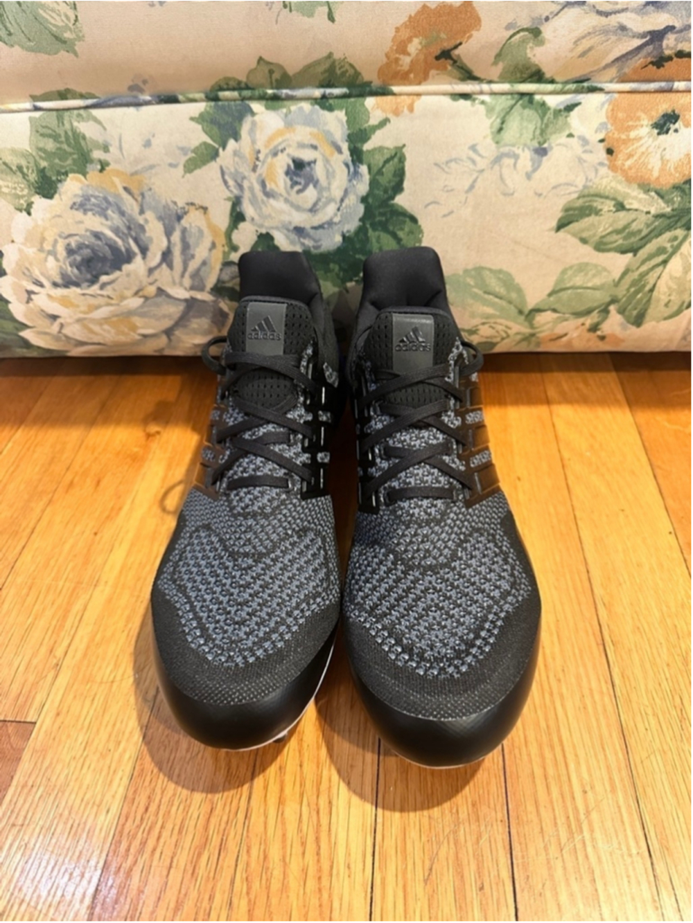 Adidas Ultraboost Football Cleats Black Blue Woven JP7410 Men's Size 11.5 - Picture 4 of 5